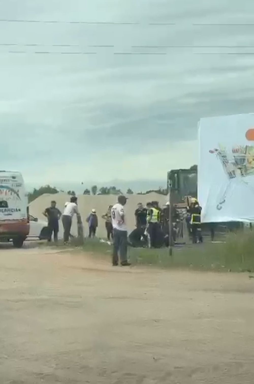 Accidente laboral en Soriano