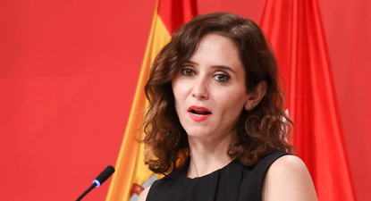 La presidenta de la Comunidad de Madrid, Isabel Diaz Ayuso