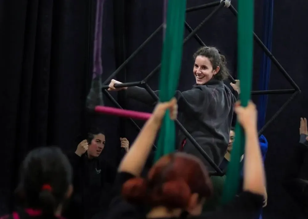 Ejercicios de team building durante el programa Arena emprendedora