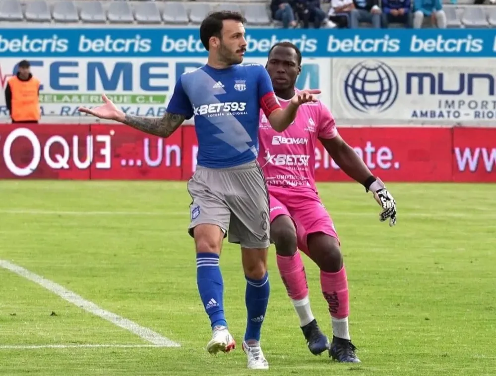 Sebastián Rodríguez con Emelec