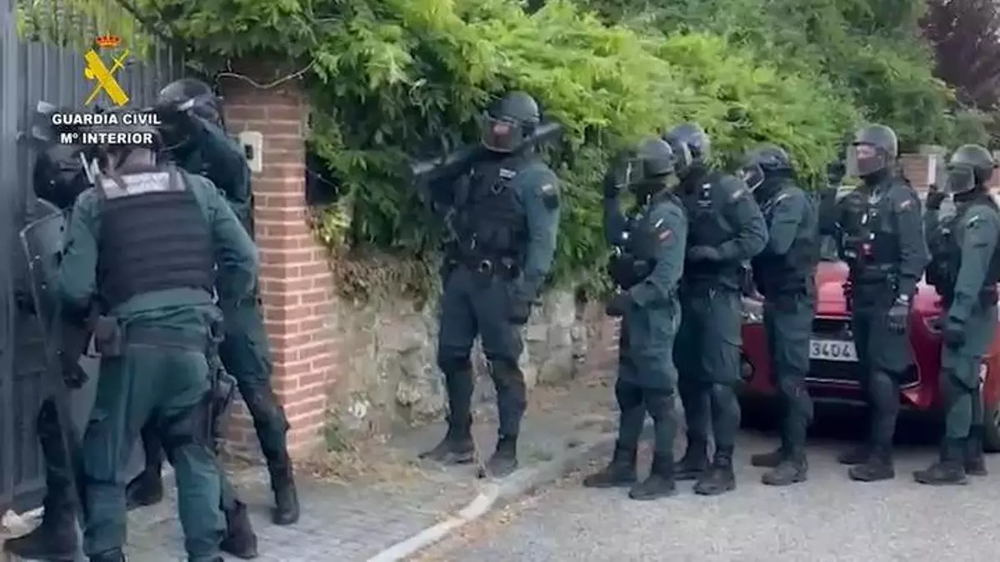 Operativo policial en Miraflores de la Sierra