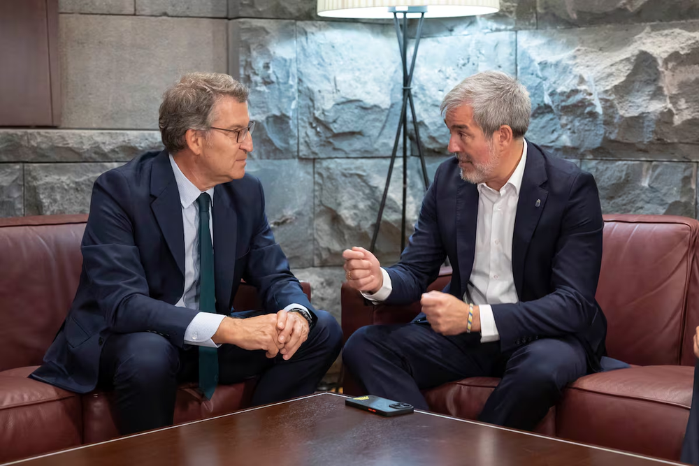 Alberto Nuñez Feijóo y Fernando Clavijo