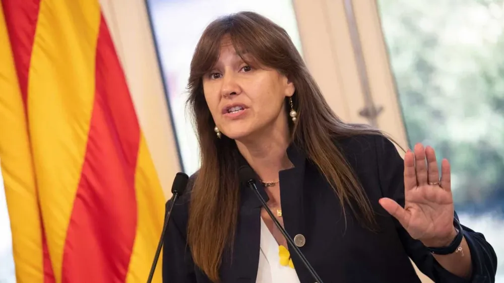La presidenta de JxCat, Laura Borràs.