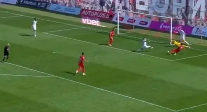Este gol fue un gran blooper que se dio en la Liga de Ucrania