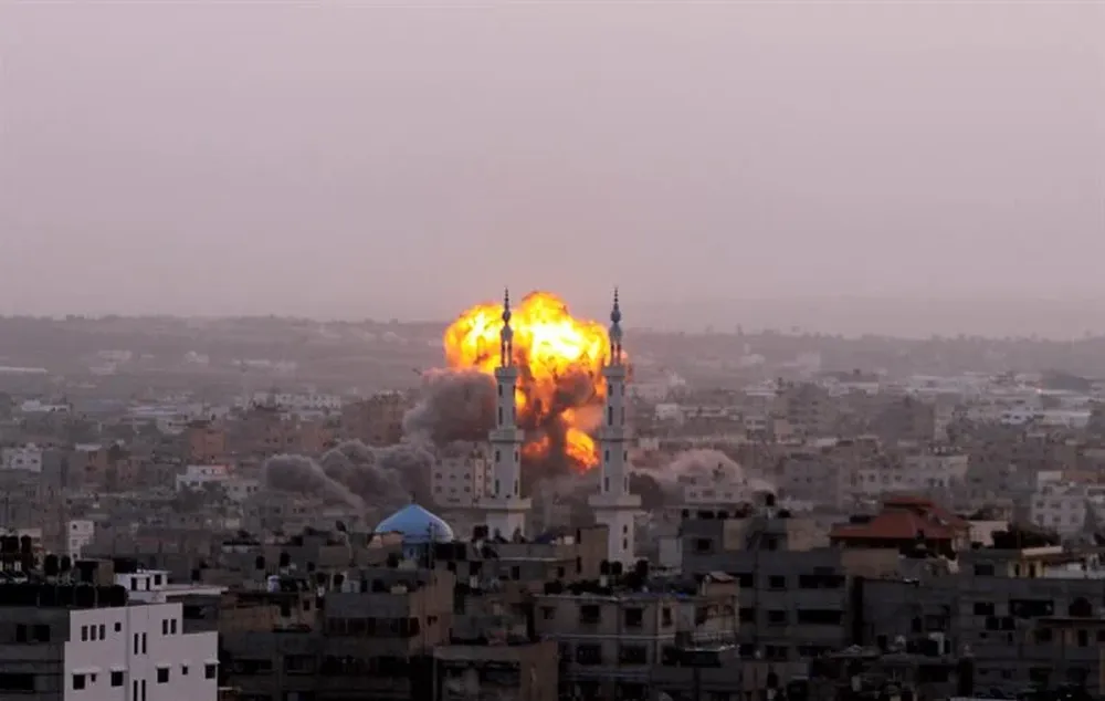 Sureste de Gaza bombardeado