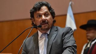 El gobernador salteño Gustavo Sáenz.