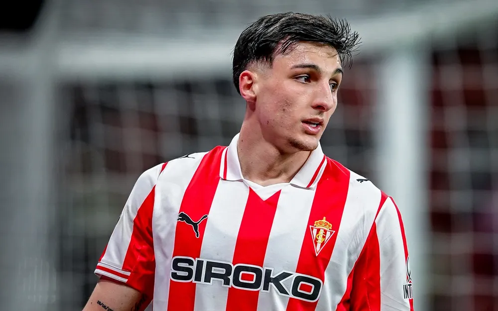 Andrés Ferrari en Sporting de Gijón