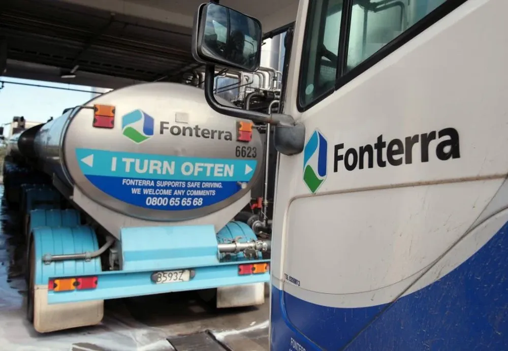 Lácteos de Fonterra revierten tendencia a la baja, en el promedio global.