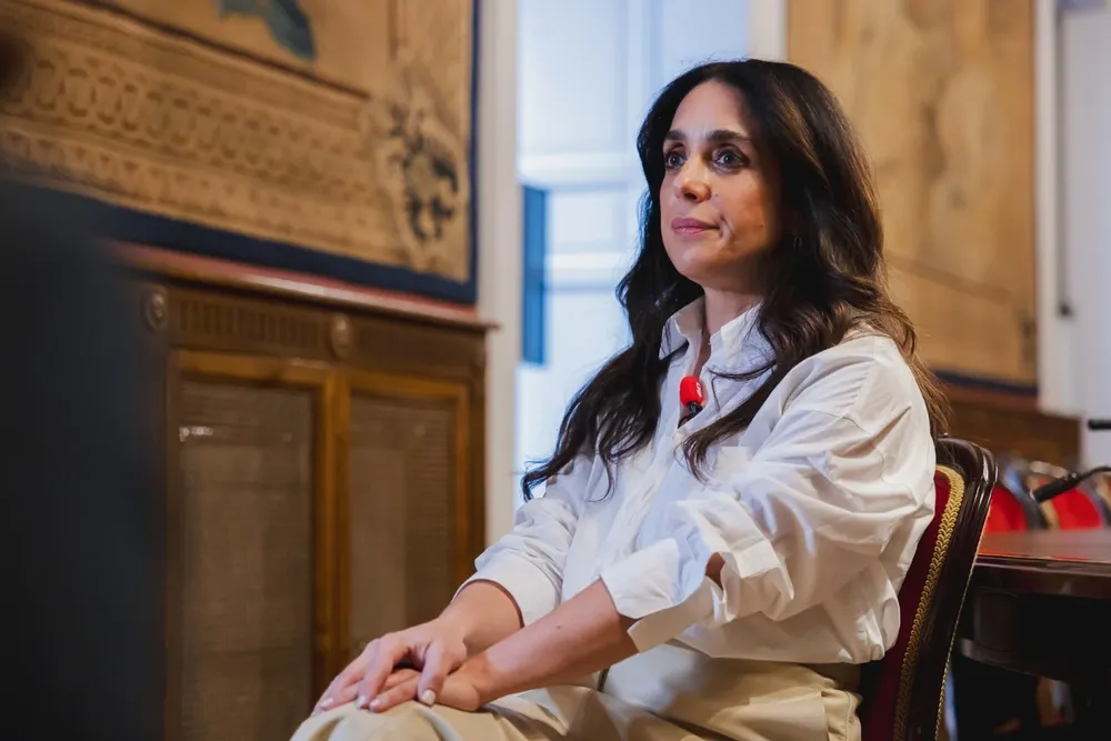 La portavoz de Vox en el Senado, Paloma Gómez.