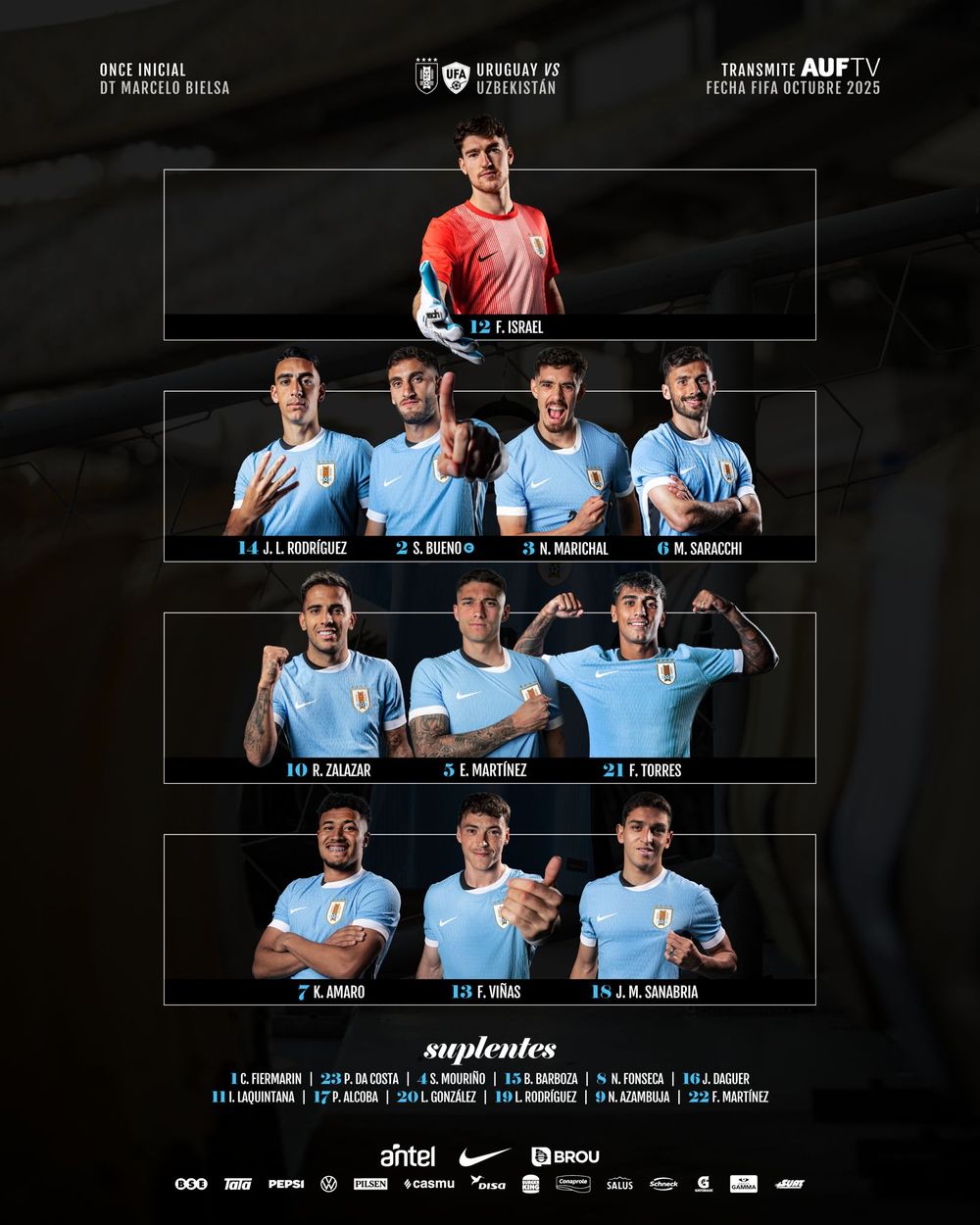 Uruguay vs Uzbekistán Uruguay vs Uzbekistán