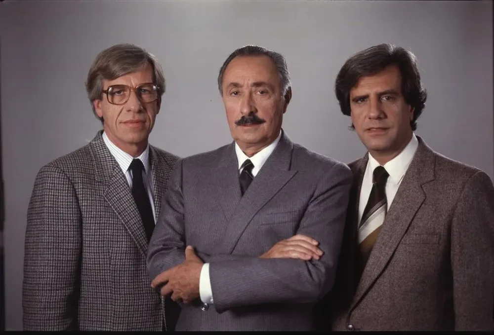 Danilo Astori, Líber Seregni y Tabaré Vázquez en la campaña electoral de 1989