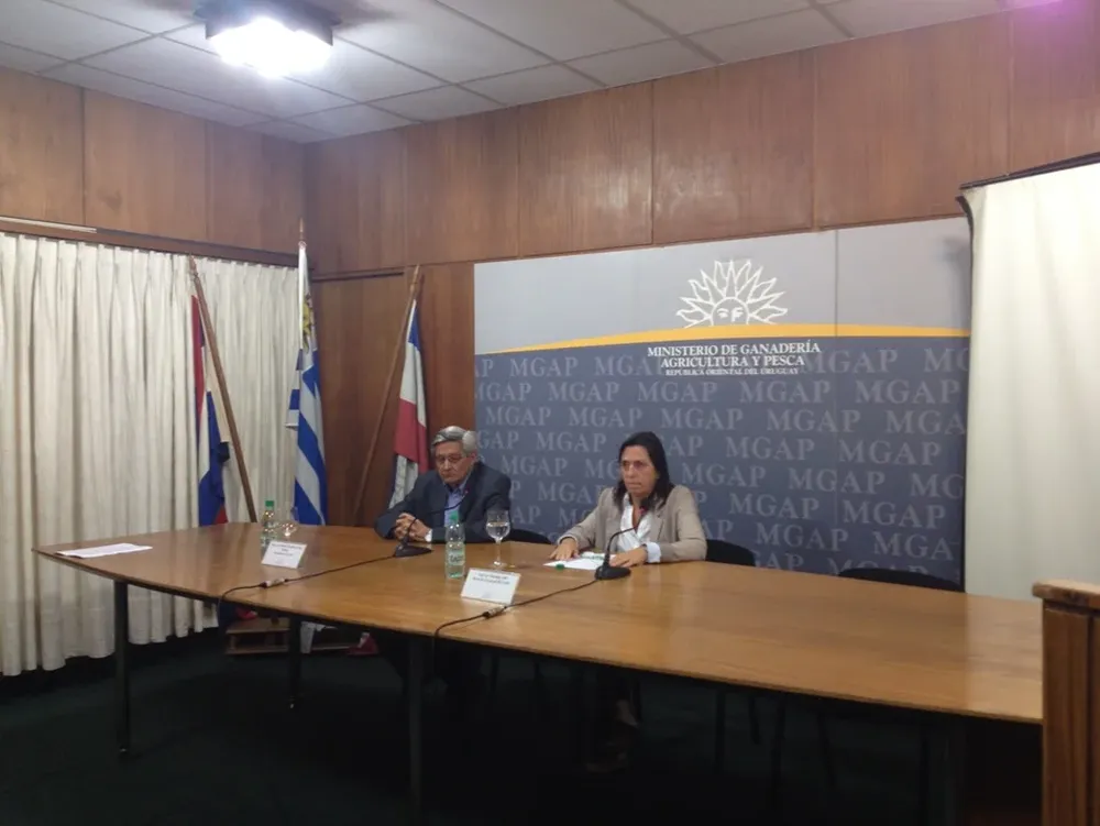 Zorrilla de San Martín y Hill en la Sala Schwedt del MGAP