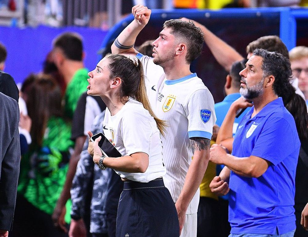 Mina Bonino y Federico Valverde