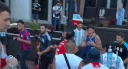 barras de san lorenzo y huracan a trompada limpia en atlanta en la antesala de la semifinal del mundial 2026 entre argentina e inglaterra