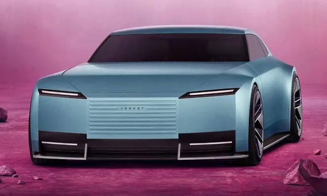 El nuevo Jaguar Type 01, el primer modelo que pronto saldrá al mercado, símbolo de la reinvención de Jaguar como marca de ultralujo 100% eléctrica.&nbsp;