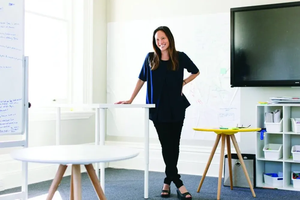 Susan Wu en las instalaciones de la academia Luminaria en Australia