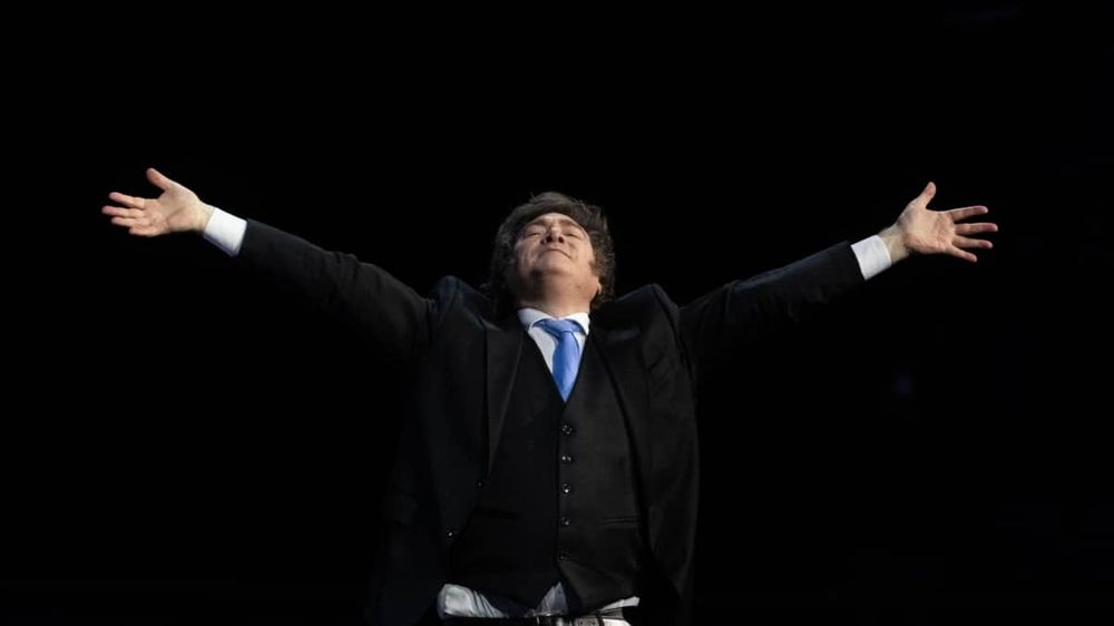 Javier Milei, presidente de Argentina, en el Madrid Economic Forum.