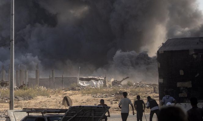 Una imagen de los ataques entre Israel y Hamas. Foto: EFE.