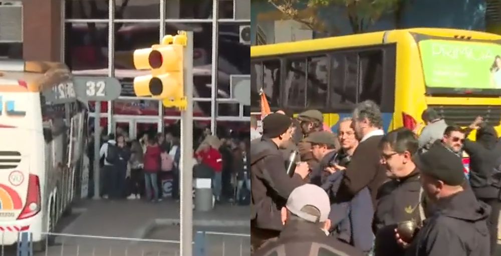 Imágenes durante el bloque de Unott en Tres Cruces