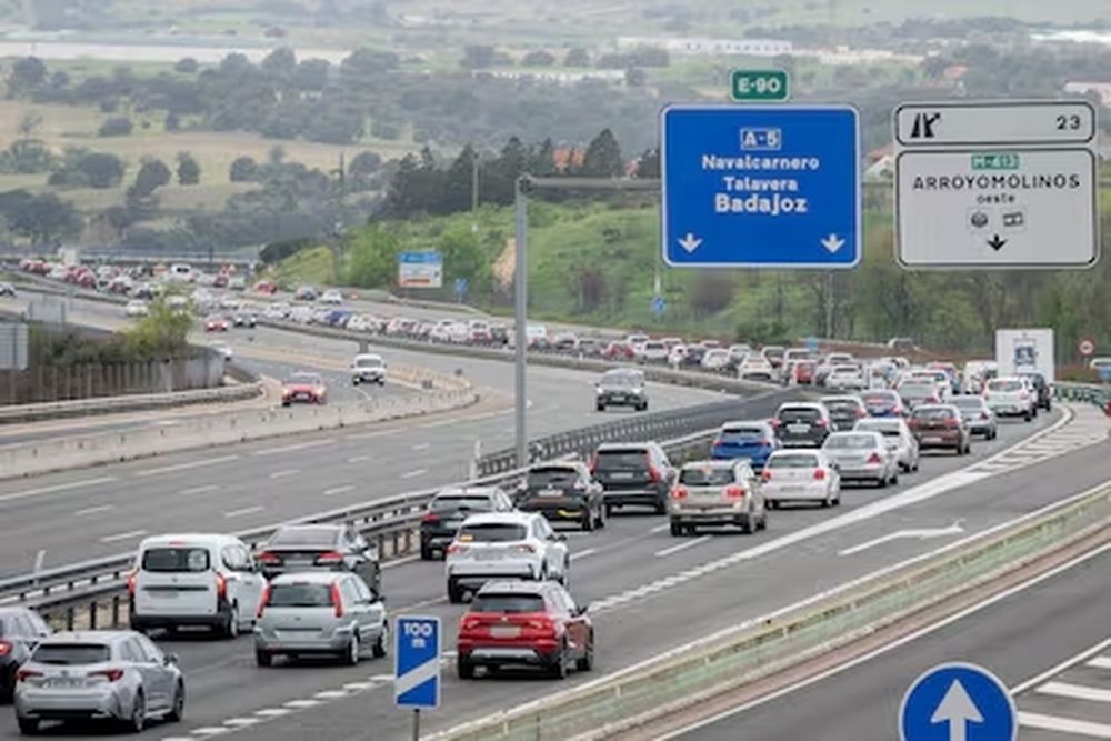 Congestionamientos en la Operación Salida por Semana Santa en España