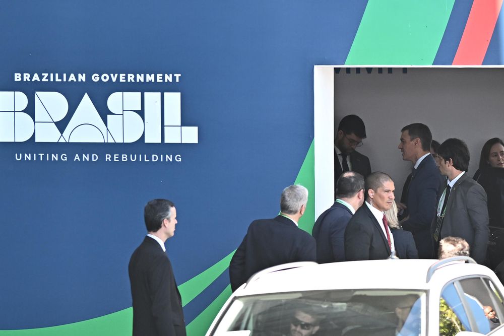 Pedro Sánchez llega a la cumbre del G20 en Rio de Janeiro. EFE