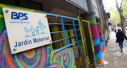 El jardín maternal del BPS está ubicado en Rodó entre Arismendi y Frugoni