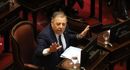 Alfredo De Ángeli, titular del bloque del PRO en el Senado.