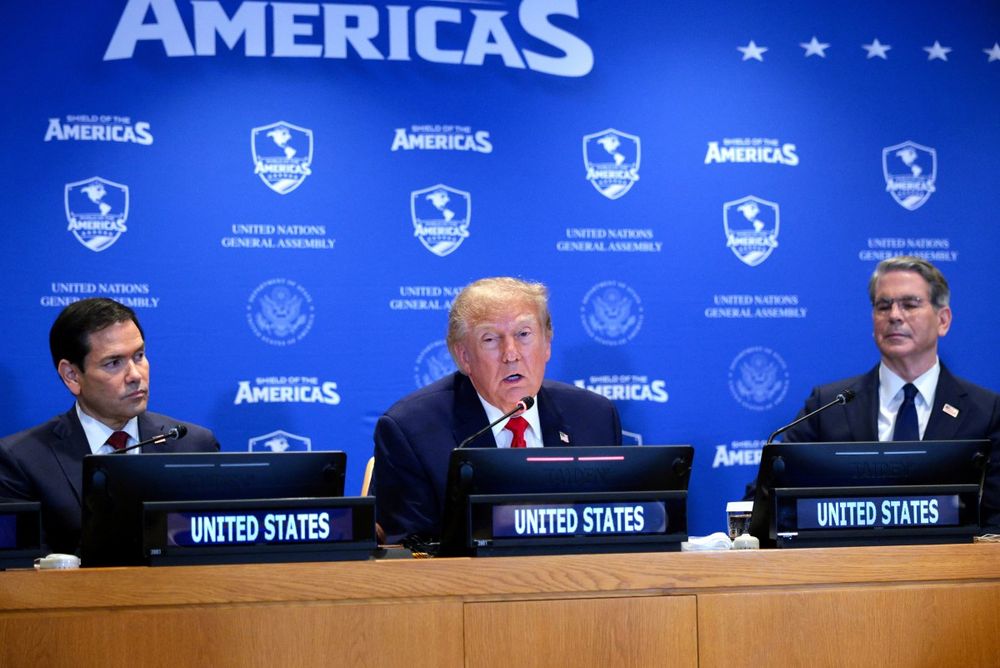 Escudo de las Américas - Trump y RUbio - 22-92-6 - AFP