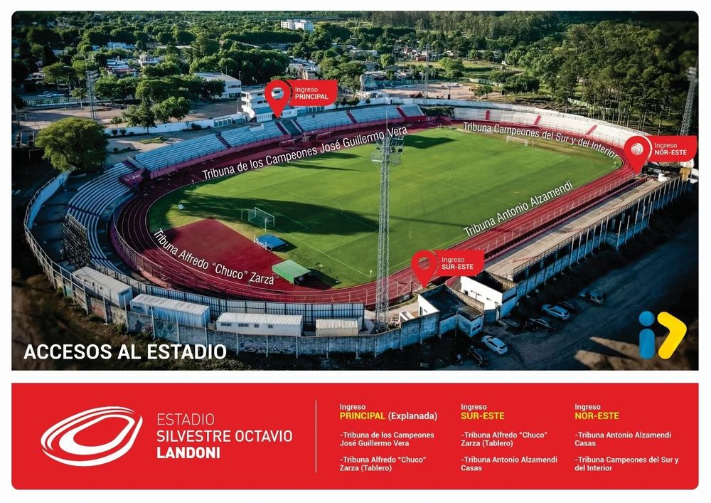 Los detalles del Estadio Silvestre Octavio Landoni de Durazno Los detalles del Estadio Silvestre Octavio Landoni de Durazno