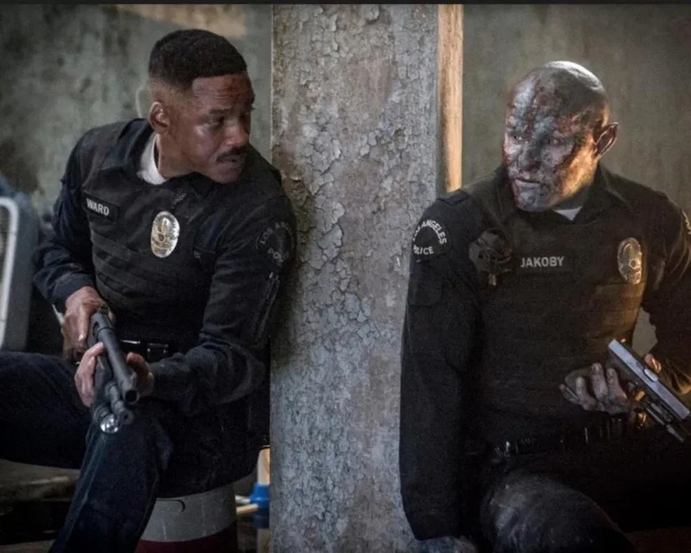 Will Smith y Joel Edgerton en Bright