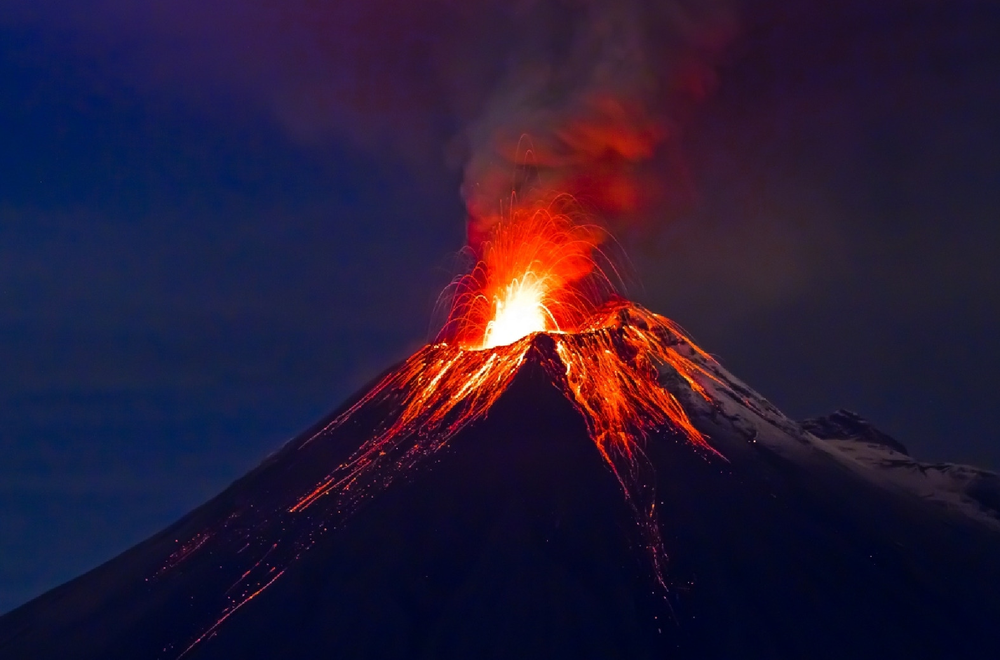 El volcán Etna vuelve a entrar en erupción.