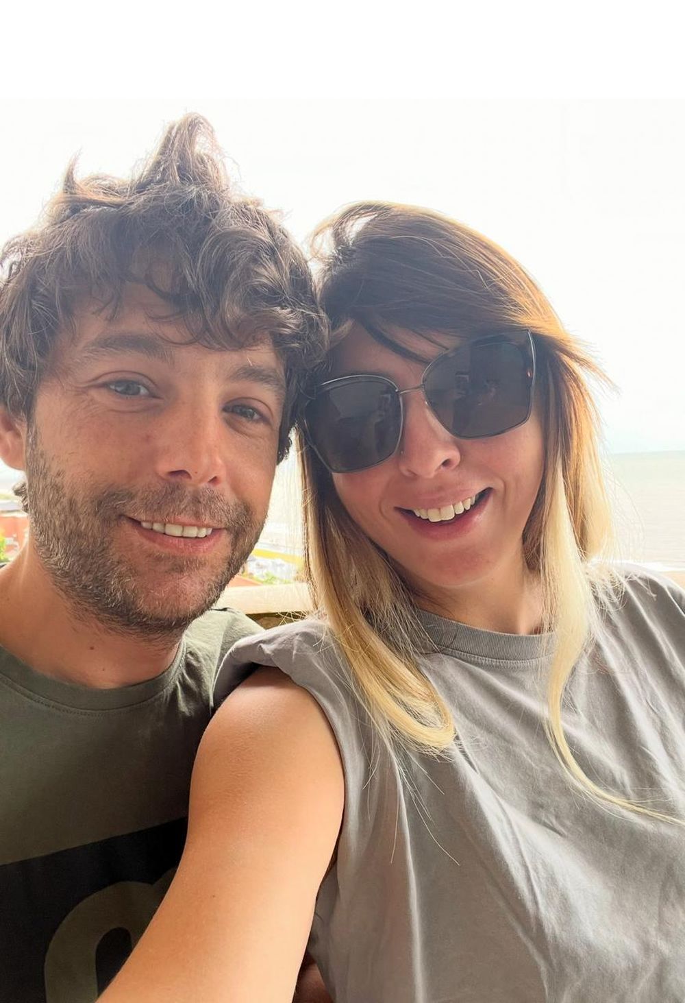 Martín Mutio con su esposa Sol