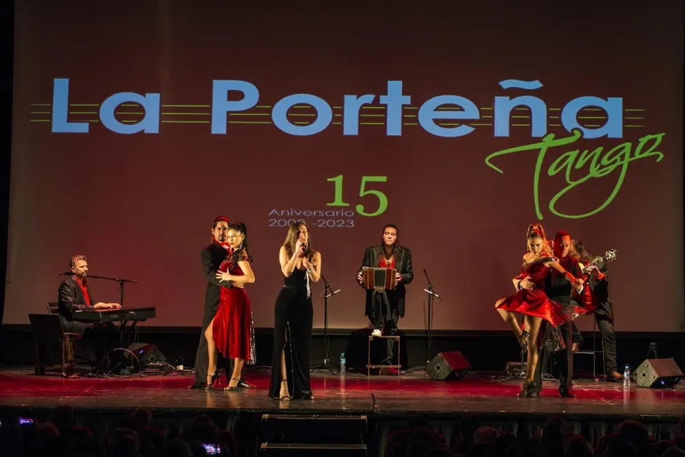 Una de las funciones del 15º aniversario de La Porteña Tango.