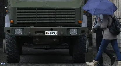 Aumentó el número de militares en las calles.