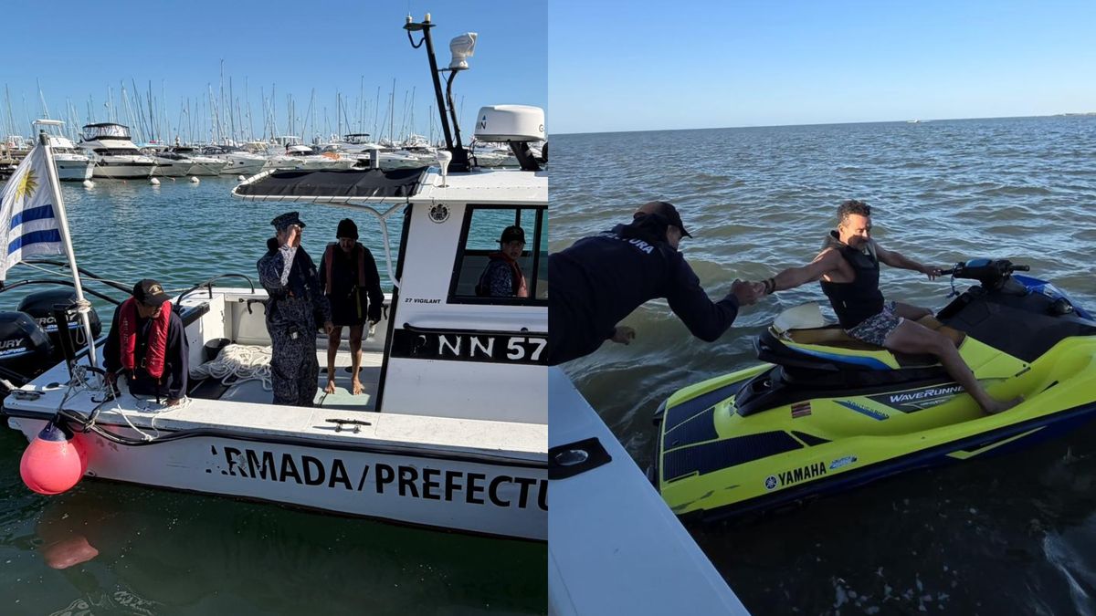 Solanas: rescataron a un argentino de 59 años que había desaparecido en una  moto de agua