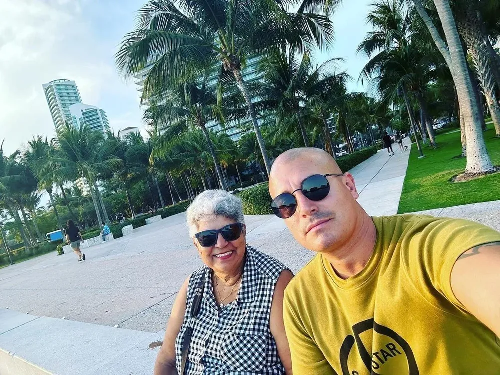 Pablo y su mamá Elisa