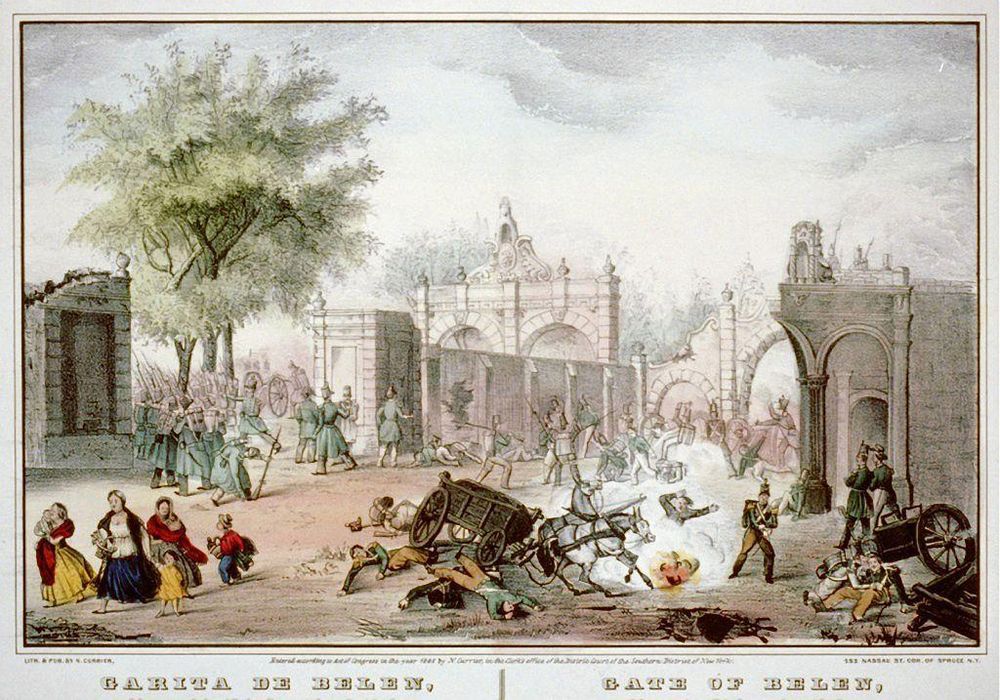 La Batalla de Chapultepec, en septiembre de 1847.