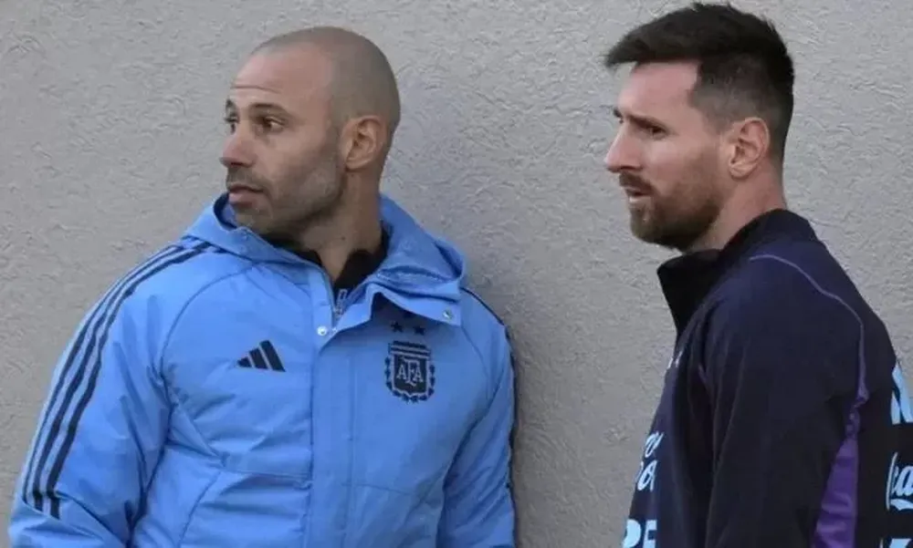 Mascherano y Messi