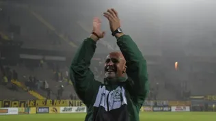 El festejo del entrenador