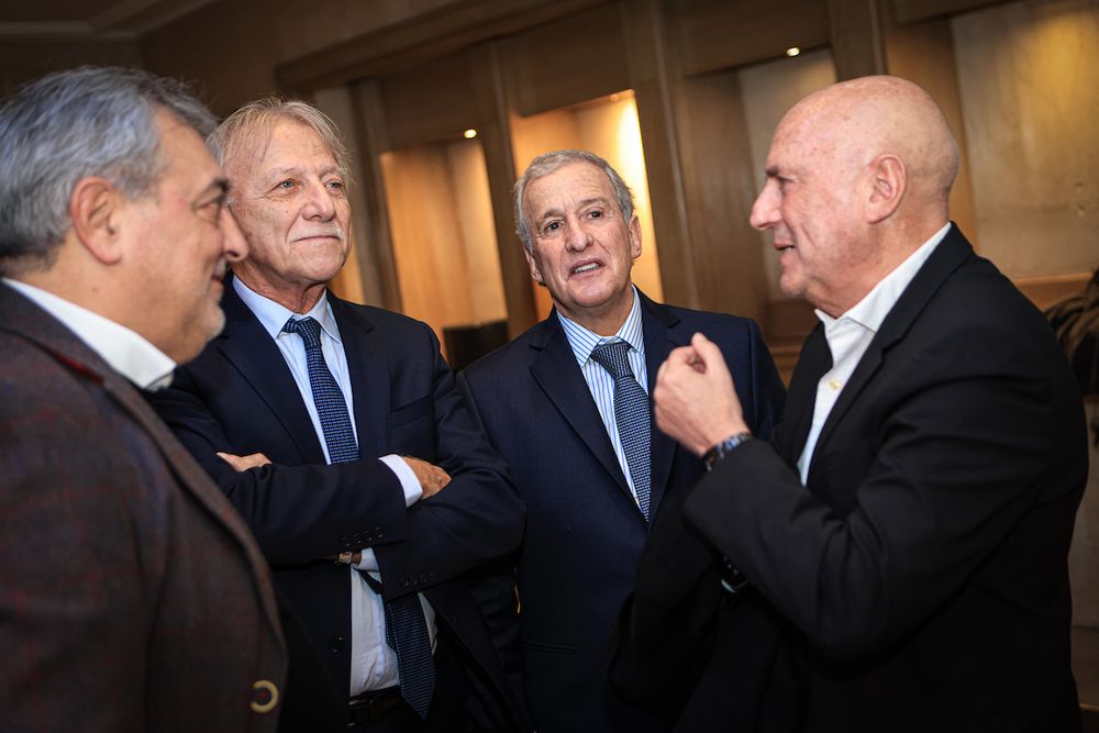 Álvaro Alonso, Edgar Welker, Juan Pedro Damiani y Edgardo Novick