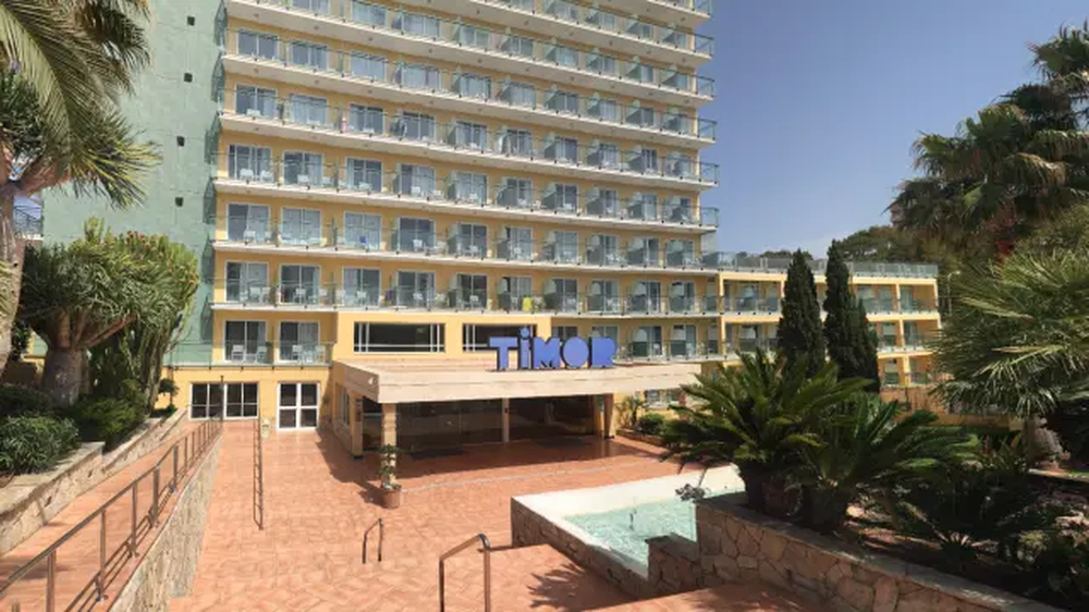 Hotel Timor de Palma, donde ha muerto un turista de 23 años este martes