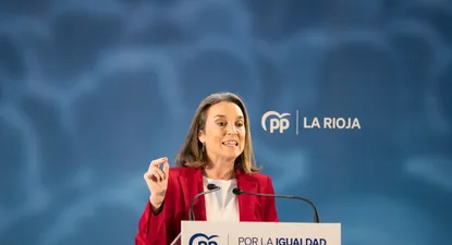 La secretaria general del PP, Cuca Gamarra.