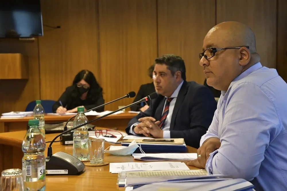 José Olivera en la Comisión Investigadora.