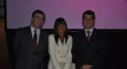 Marcelo Recagno, Martha Roca y Leonardo Costa