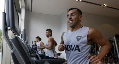 tevez volvio a boca y es candidato para la copa libertadores