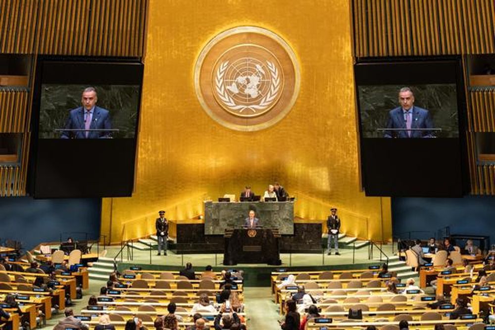 Yamandú Orsi en la Asamblea General de Naciones Unidas el 24 de setiembre de 2026