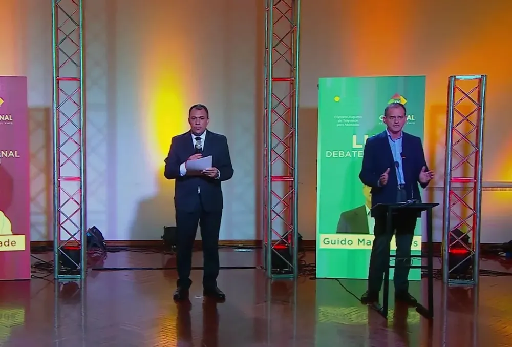 Manini durante el debate