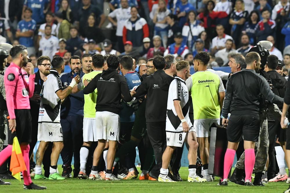 Incidentes entre Danubio y Nacional