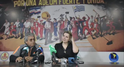 Conferencia de prensa de Adeom sobre el cambio en la política de recolección de basura de la Intendencia de Montevideo