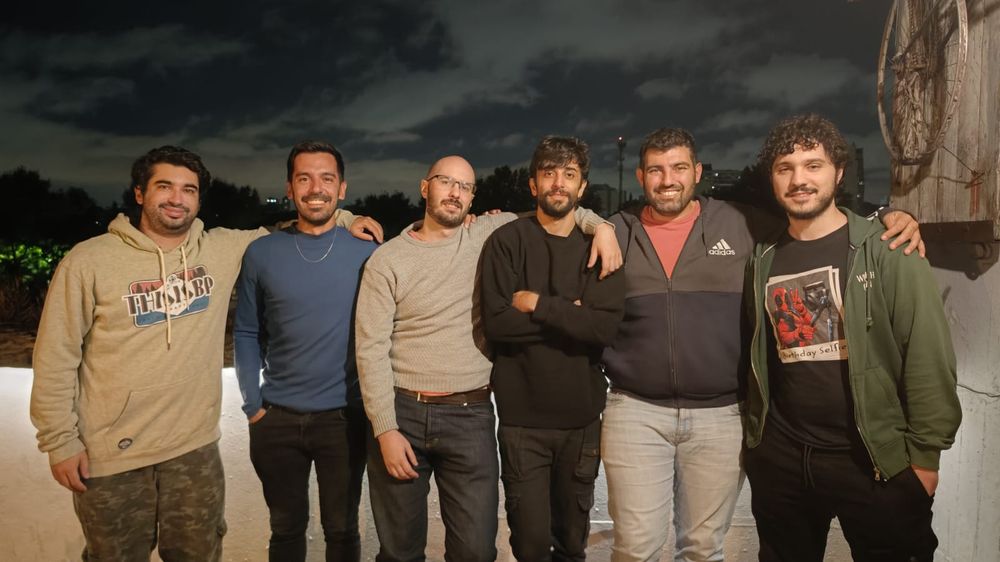El equipo de CuotaQ: Nicolás,Danilo, JOan Rodrigo, Diego y Luciano &nbsp;